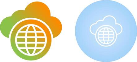 Cloud Network Vector Icon