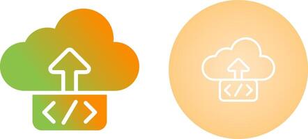 Cloud Deployment Vector Icon