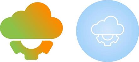 Cloud API Vector Icon