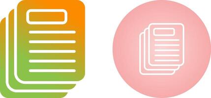 icono de vector de documento