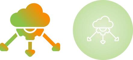 Network Load Balancing Vector Icon