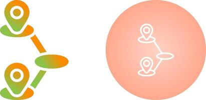 viaje cartografía vector icono