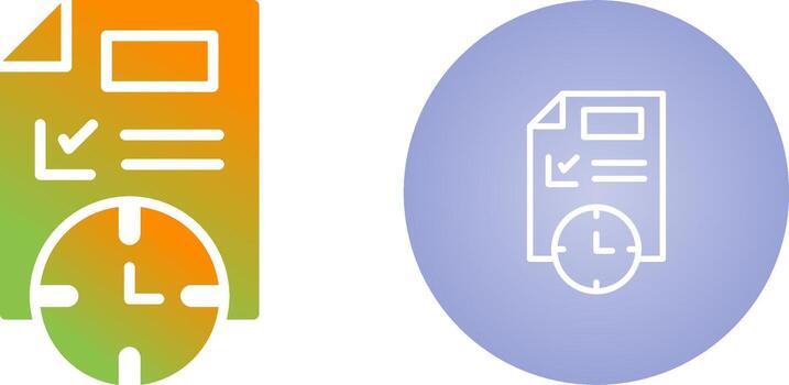 icono de vector de fecha límite