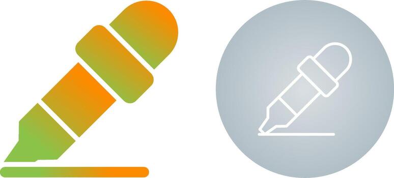 cuentagotas vector icono