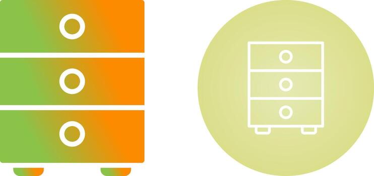 Unique Two Icons Set vector