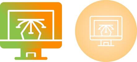 Unique Two Icons Set vector