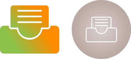 Unique Two Icons Set vector