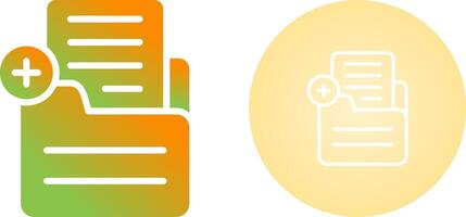 Document Add Vector Icon