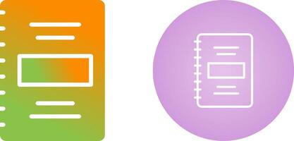 Notebook Vector Icon
