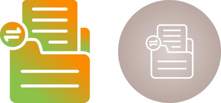 Document Share Vector Icon