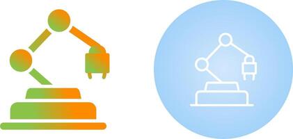 Industrial Robot Vector Icon