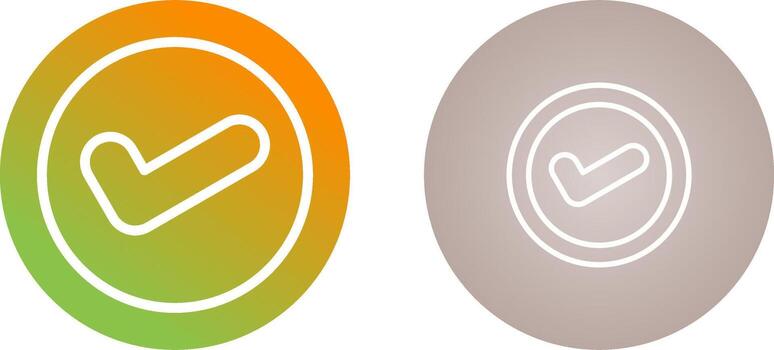 icono de vector de verificación