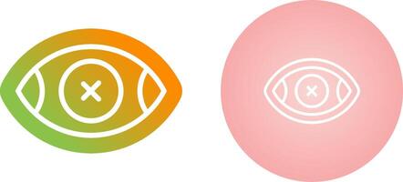 Eye Crossed Vector Icon