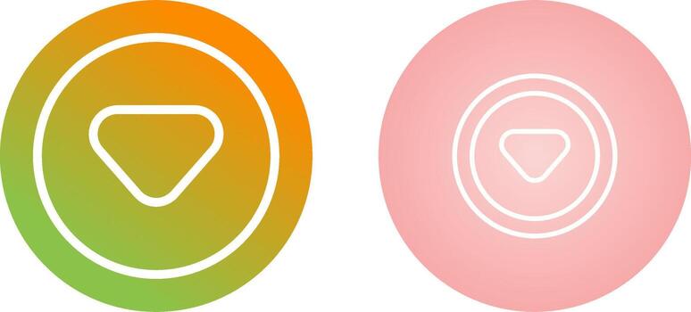 Caret Down Vector Icon