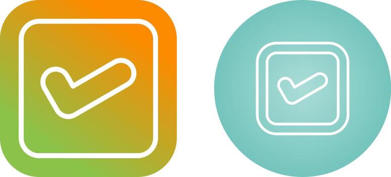 Checkbox Vector Icon