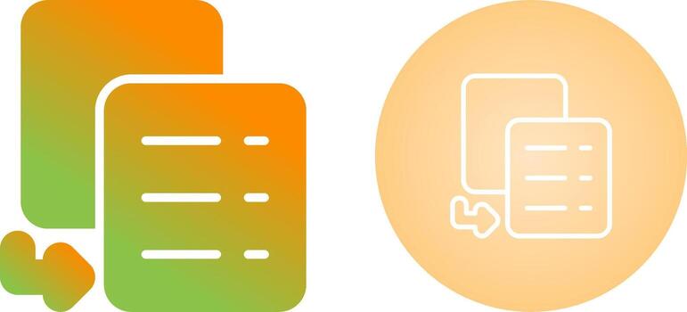 copiar icono de vector