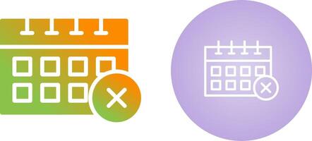 cancelado vector icono