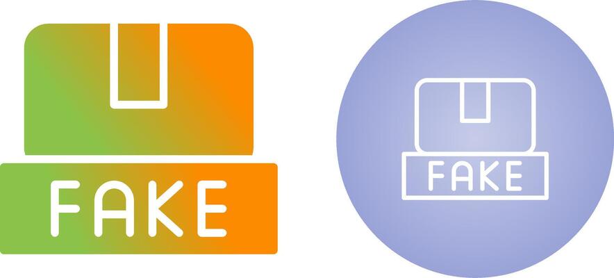 Counterfeit Products Vector Icon