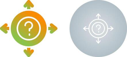 Uncertainty Vector Icon