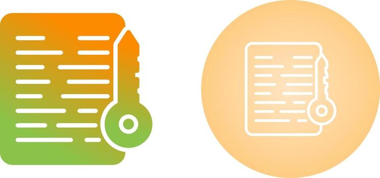 Document Access Vector Icon