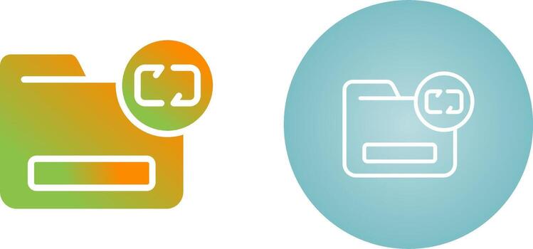 Document Backup Vector Icon