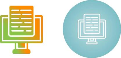 Document Presentation Vector Icon