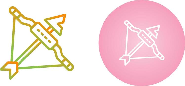 icono de vector de arco