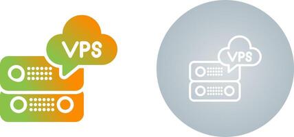 VPS Hosting Vector Icon