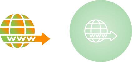 Domain Forwarding Vector Icon