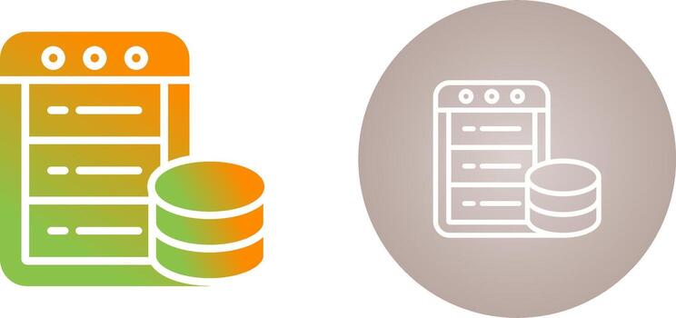 Database Vector Icon