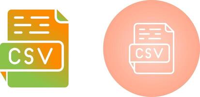 CSV Vector Icon