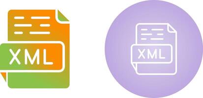 XML Vector Icon