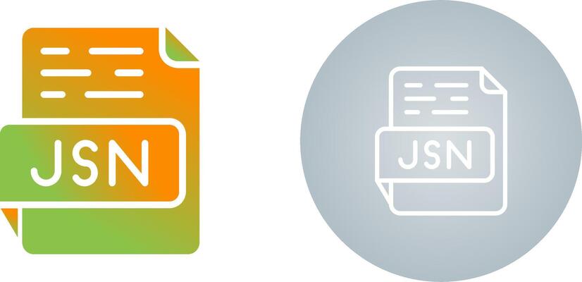 JSON Vector Icon
