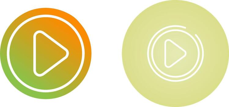 Play Button Vector Icon