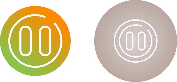 Pause Circle Vector Icon