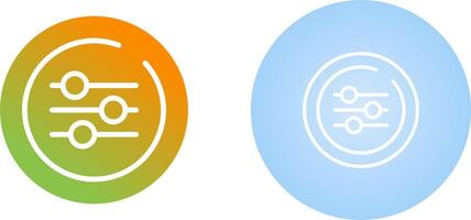 Equalizer Circle Vector Icon