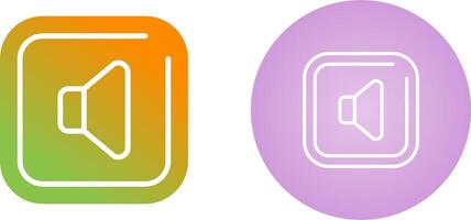 Speaker Square Vector Icon