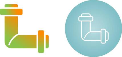 Conduit Coupling Vector Icon