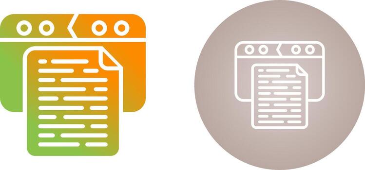 icono de vector de documento