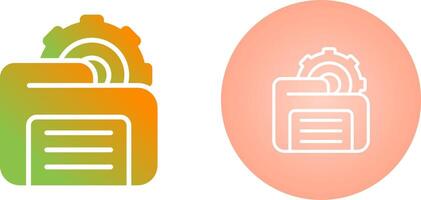 Folder Management Vector Icon