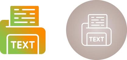 Text File Vector Icon