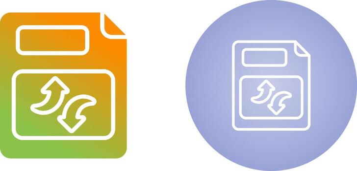 icono de vector de documento