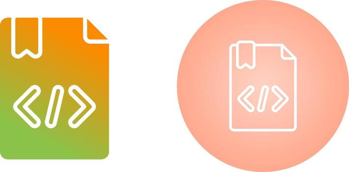 icono de vector de codificación