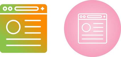 Browser Vector Icon
