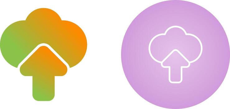 icono de vector de computación en la nube