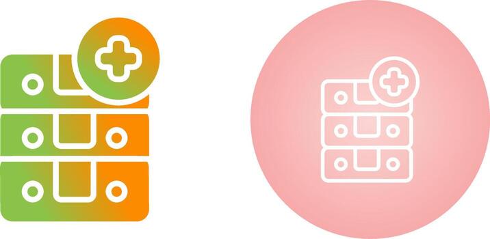 icono de vector de base de datos