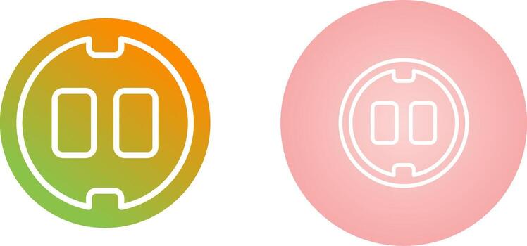 icono de vector de enchufe