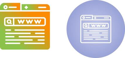 World Wide Web Vector Icon