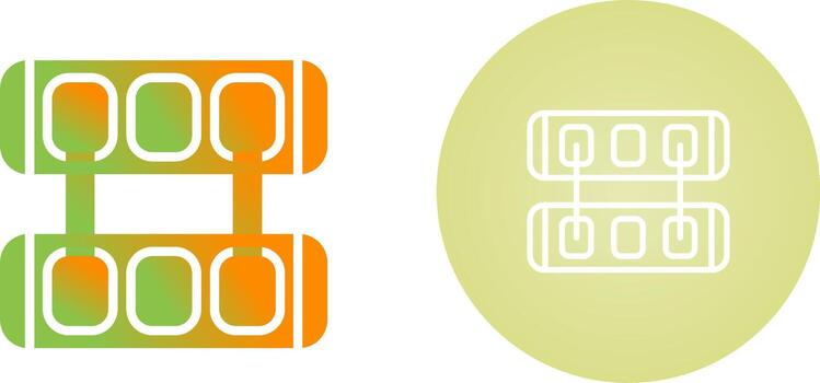 icono de vector de interruptor de red