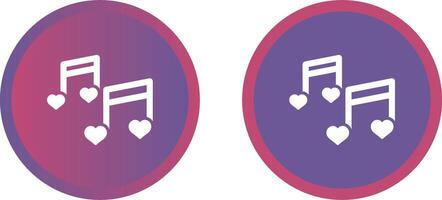 Romantic music Vector Icon